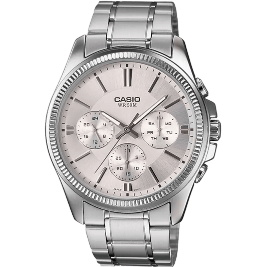 Reloj Casio ENTICER GENT Silver Grey (Ø 35 mm)