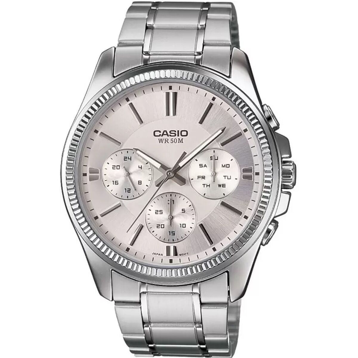 Reloj Casio ENTICER GENT Silver Grey (Ø 35 mm)