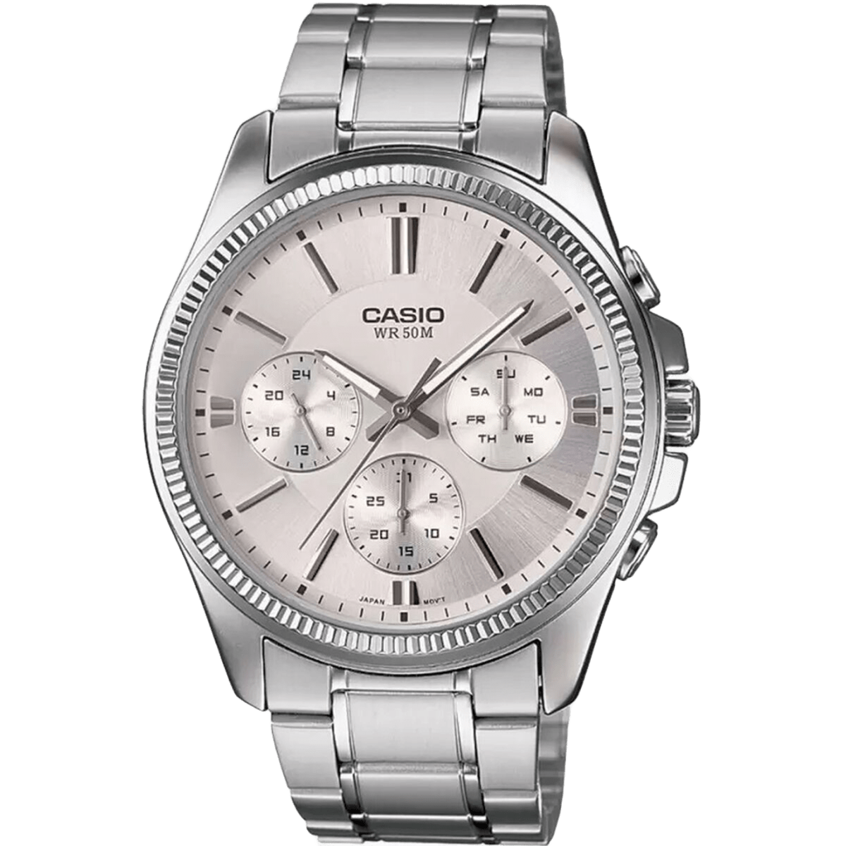 Reloj Casio ENTICER GENT Silver Grey (Ø 35 mm)